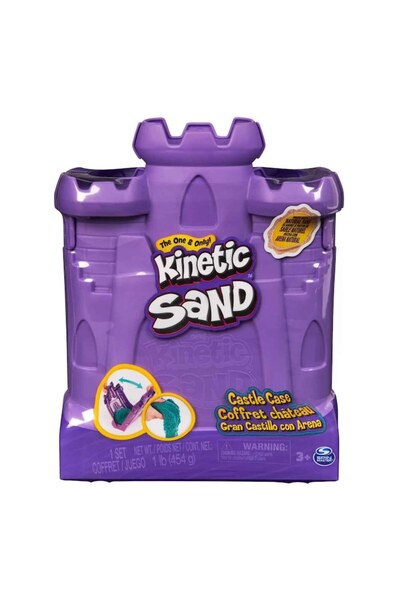 Kinetic Sand Set Kinetic Sand - Castle, Blue, 454 g