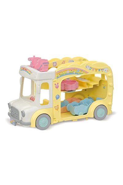 Epoch Autobuz pentru figurine, Epoch, Sylvanian Families, 3 ani+, Multicolor
