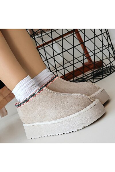 Lokiboo Foyk Beige Suede Boots