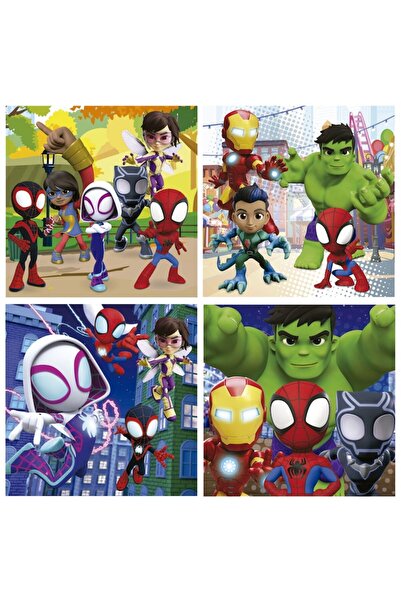 EDUCA Puzzle progressiv, Educa, Spidey si prietenii sai minunati, 6-9-12-16 piese