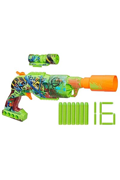 Nerf Blaster with 16 Projectiles Hasbro Zombie Driller