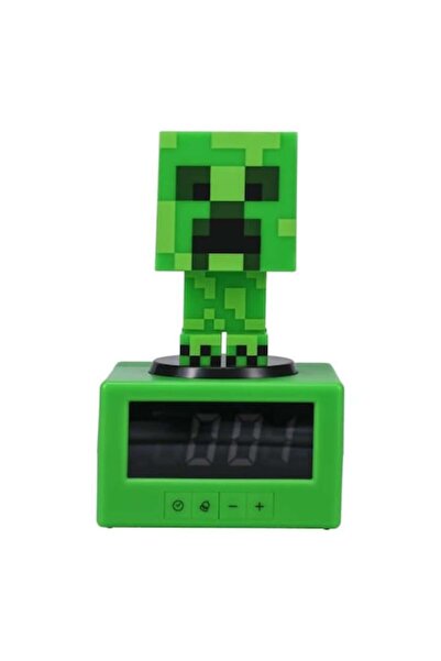 Paladone Ceas deșteptător cu pictogramă Minecraft Creeper