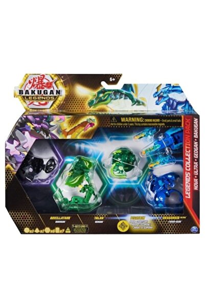 BAKUGAN Set Figurine Legends Collection Pack S5 - Auxillataur, Talan, Pegatrix, Dragonoid Ultra