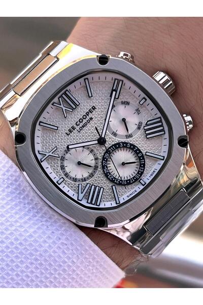 Lee Cooper Steel Cord Internal Functions Active 5 Atm 2 Years Warranty Men's Wrist Watch Elc.8146.330