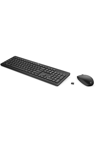 HP 230 Wireless Keyboard and Mouse Set, Black