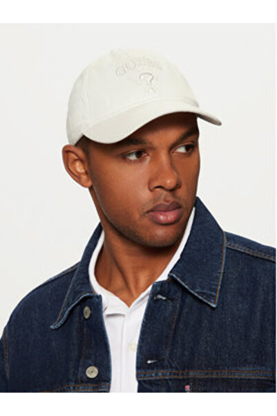 Guess Șapcă de baseball pentru bărbați, albă, M5RZ11WO07T