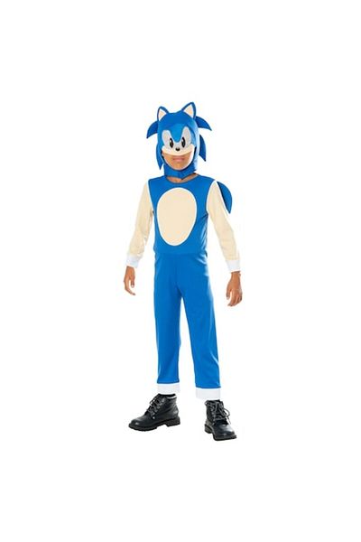 Sonic Costum - The Hedgehog pentru baieti, 9-10 ani 140-150 cm