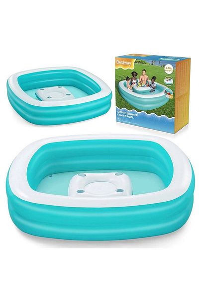 BESTWAY Bestway inflatable swimming pool, made of vinyl, capacity 737 l, with 4 cup holders...