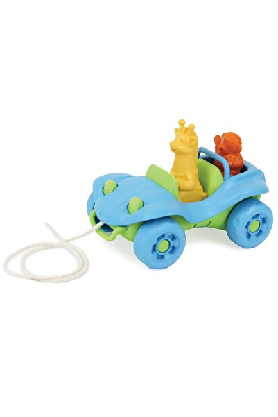 BigJigs Αυτοκίνητο που τραβάει άμμο, μπλε,