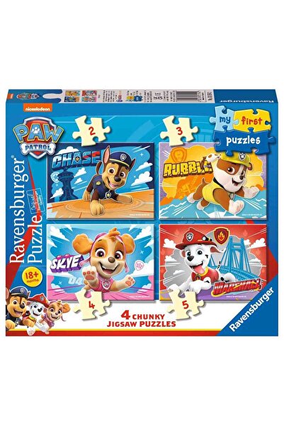 RAVENSBURGER Παζλ - Paw Patrol, 4 σε 1, 2/3/4/5 κομμάτια