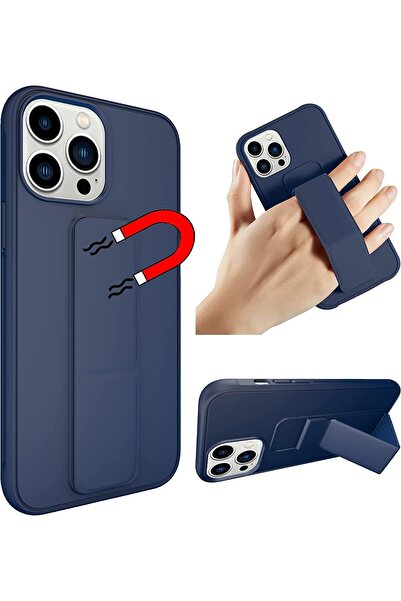 ZTECH Back Kickstand Case for iPhone 12 Pro Max, Soft Silicone Magnetic Car M...