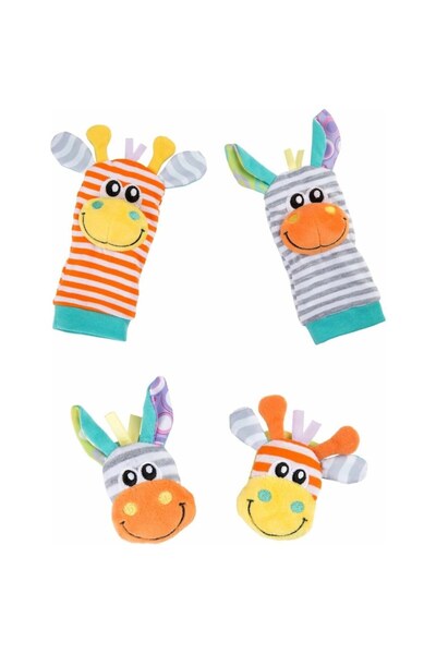 Playgro Set jucarii zornaitoare, Playgro, Include sosete interactive si 2 bratari