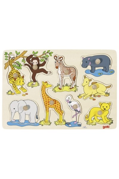 Goki Puzzle - Wild Animal Babies