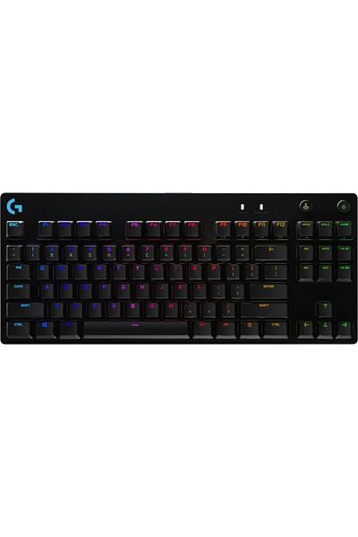 logitech Gaming Mechanical Keyboard, Logitech, G Pro TKL Clicky, Black, 230498