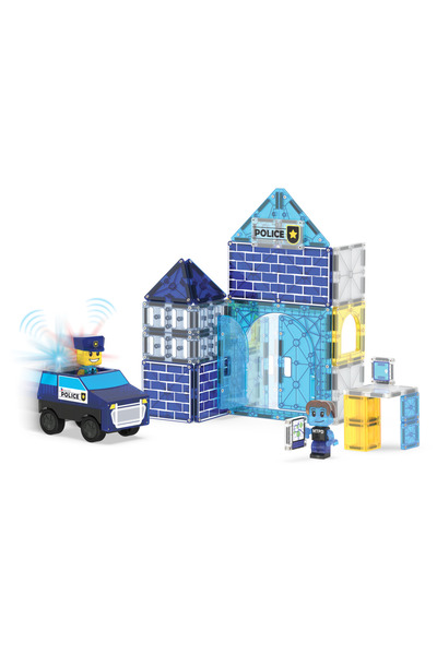 Magna Tiles Magna-Tiles ®   - Police Station - 35 Pieces