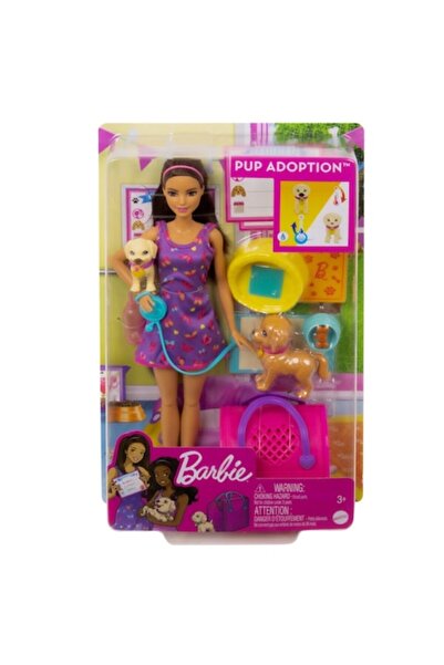 Barbie - Set de joacă pentru adopția cățeilor