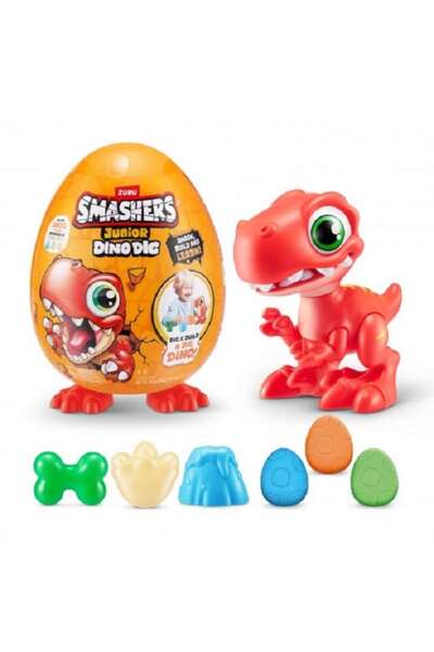 Zuru Surprise Figure in Dinosaur Egg Smashers Junior Dino Dig, T-Rex
