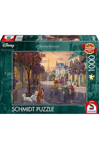 Schmidt Puzzle - Thomas Kinkade: Disney - The Aristocats, 1000 pieces