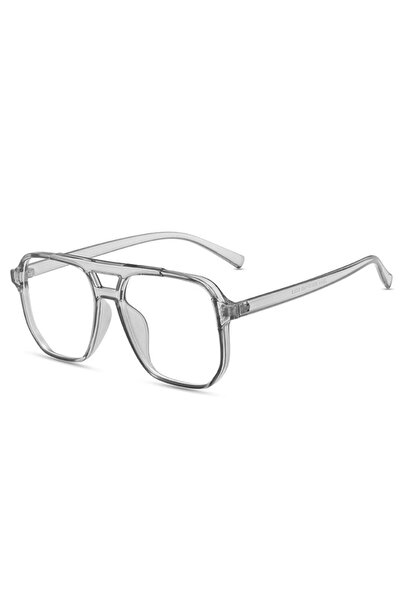 Dali Women's Eyeglasses with Blue Light Filter, Square Transparent Frame