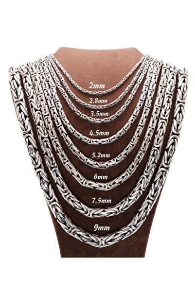 vogutima jewelery&silver by timuçin mavili Gümüş Kolye - 10mm Yuvarlak Kral 9...