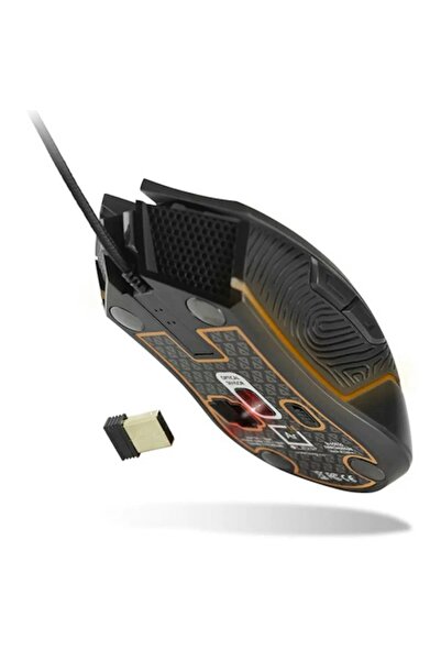 Lexip Ποντίκι για gaming Ar18 Aero Speed, ασύρματο και cu fir, 16000 DPI, Iluminare RGB, εργονομία σχεδίασης