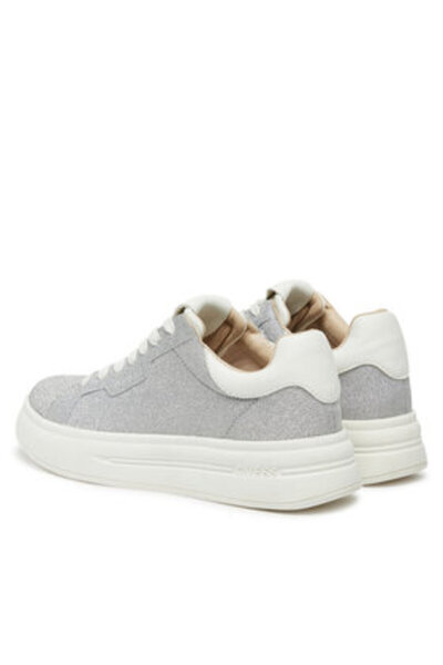 Guess Teniși argintii pentru femei FLPWINLEL12