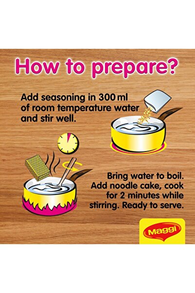 Maggi Tom Yam Noodles 5 x 80 g Spicy & Tangy Instant Noodles with Authentic Thai Tom Yum Flavor