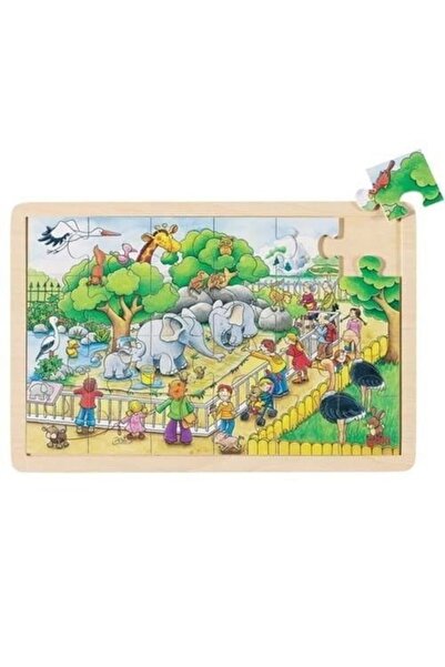 Goki Puzzle Zoo, Goki, Wooden, 24 pieces, 3 years+