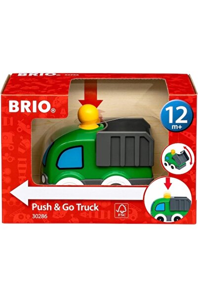 BRIO Împinge și pleacă - Camion de jucărie