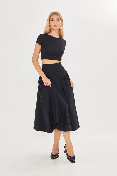 FARBE ER FASHION Shakira Black Skirt
