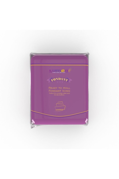 Lumea Fondant mov cu efect neon, 250g -
