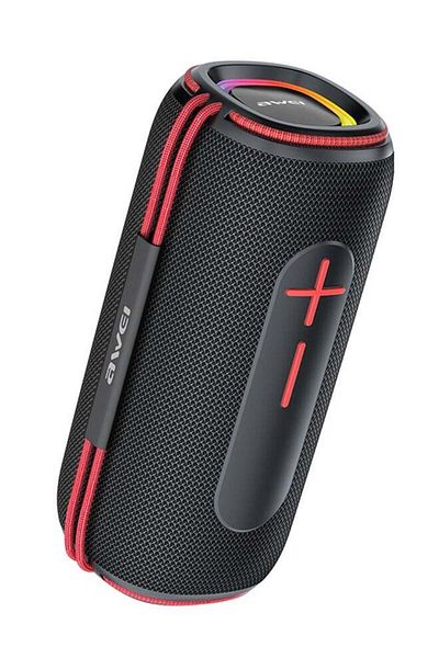 AWEI Portable Bluetooth Speaker, 360 degree surround sound, IPX5 waterproof, supports TWS tandem