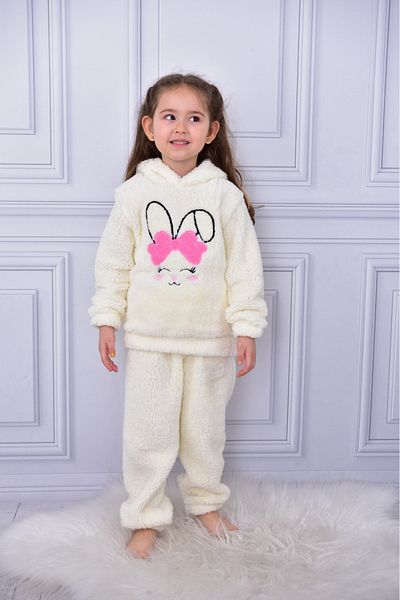 ruhaay Cute Animal Embroidery Hoodie Long Sleeve Fleeciness Welsoft Children's Bottoming Suit