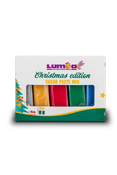 Lumea Set fondant Craciun mix, 100g x 5 buc. -