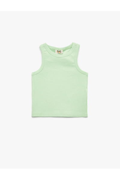 Koton Pamuklu Bisiklet Yaka Fitilli 2'li Basic Atlet Seti