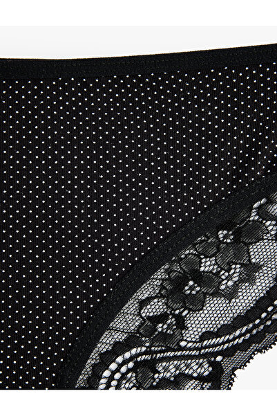 Koton Chiloți brazilian din bumbac cu detaliu din dantelă pe spate