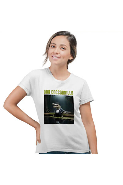 OEM Tricou Femei Brainrot Don Coccodrillo