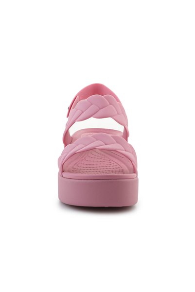 Crocs Brooklyn Woven Low Wedge 209977-6XX Rosette