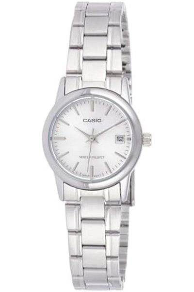 Casio Ladies' Standard Analog Watch/LTP-V002D-7A, Black, bracelet