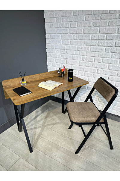 hey modüler mobilya Buse Çalışma Masası Ofis Bilgisayar Masası + Katlanır San...