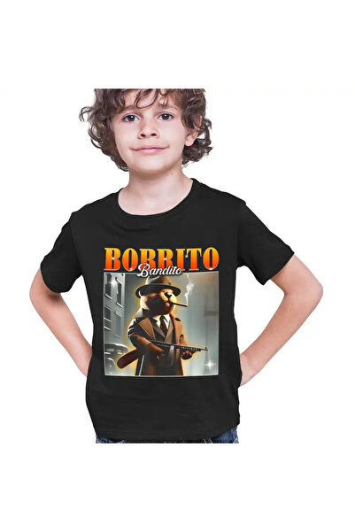 OEM Tricou Copii Baieti Brainrot Borrito Bandito