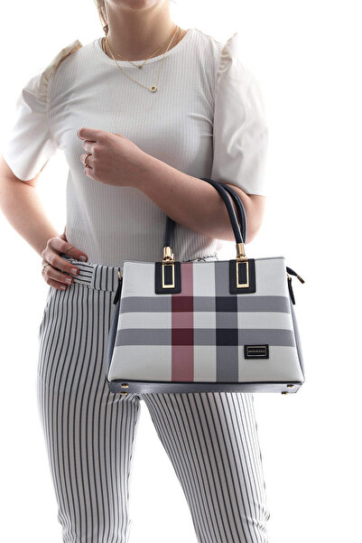 Silver Polo Alb - Geantă de mână Laci Nv1000 pentru femei