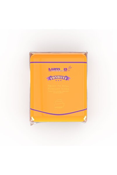 Lumea Fondant portocaliu cu efect neon, 250g -
