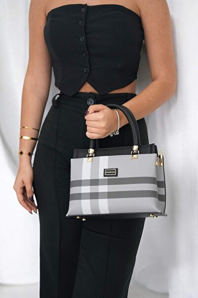 Silver Polo حقيبة يد وحقيبة كروس نسائية 826