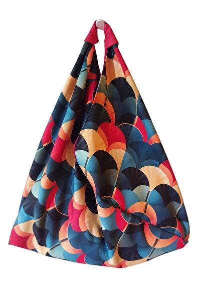 handedizayn Hande Dizayn Origami Retro Desen Kadın Omuz Çantası (Dikkat Büyük...