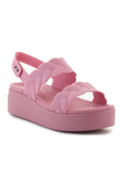 Crocs Brooklyn Woven Low Wedge 209977-6XX Rosette