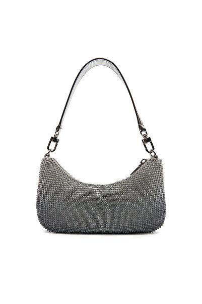 Guess Geantă de mână argintie pentru femei HWOY9350720