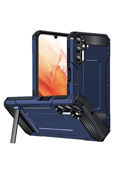 dalip Husă de protecție Samsung Galaxy A14 4G / A14 5G, suport Hybrid Armor, margini întărite, TPU, neagră