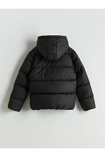 LC Waikiki Παιδικό πουπουλένιο παλτό με κουκούλα για αγόρια LCW KidsBlack