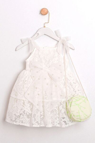 HAUSEkids Φόρεμα Gardania Lia για κορίτσια 2-5 ετών με τσάντα-πράσινο